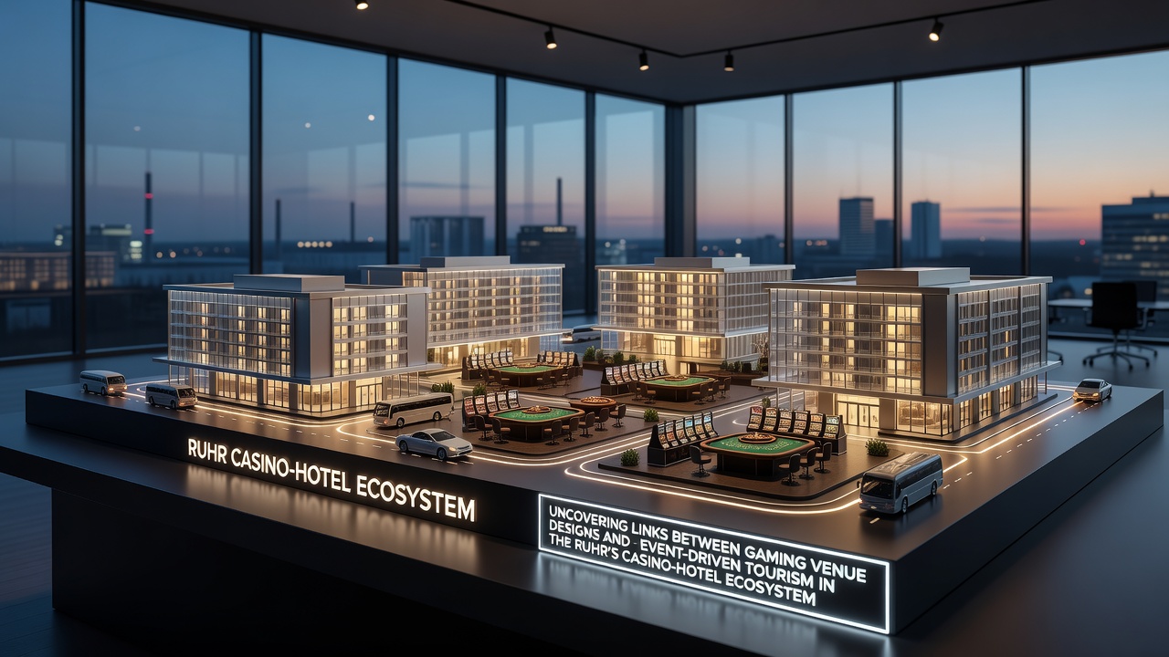 Casino- und Hotelarchitektur im Ruhrgebiet mit modernen Designs und Veranstaltungsbereichen